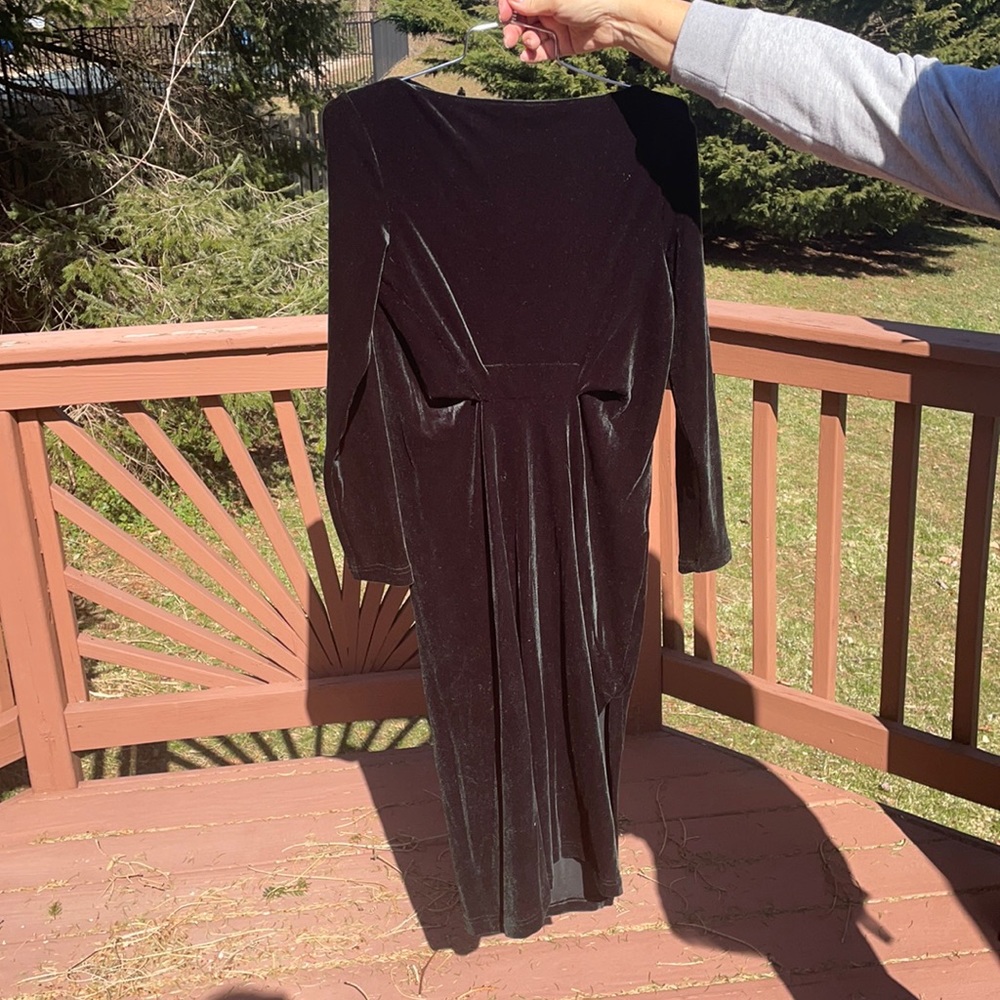 DKNY velour dress